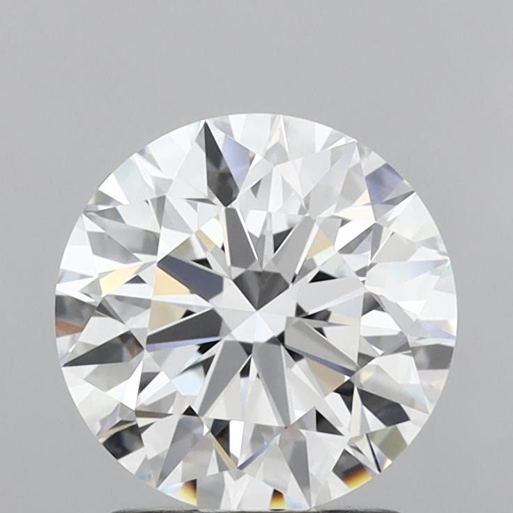 2.56 Carat Round Lab Diamond with  Cut Diamond in 14KT  view 1

