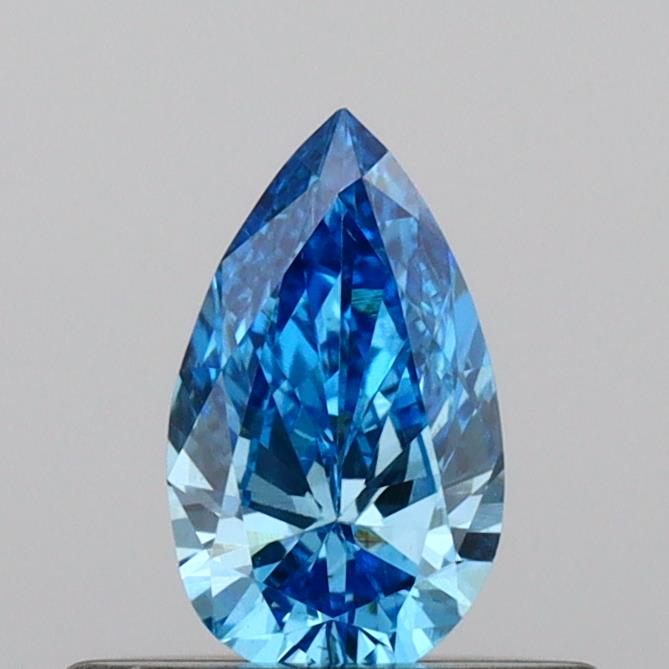 0.3 Carat Pear Lab Diamond with  Cut Diamond in 14KT  view 1
