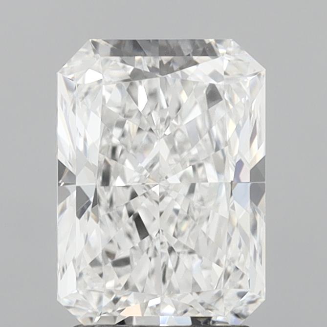 2.11 Carat Radiant Lab Diamond with  Cut Diamond in 14KT  view 1
