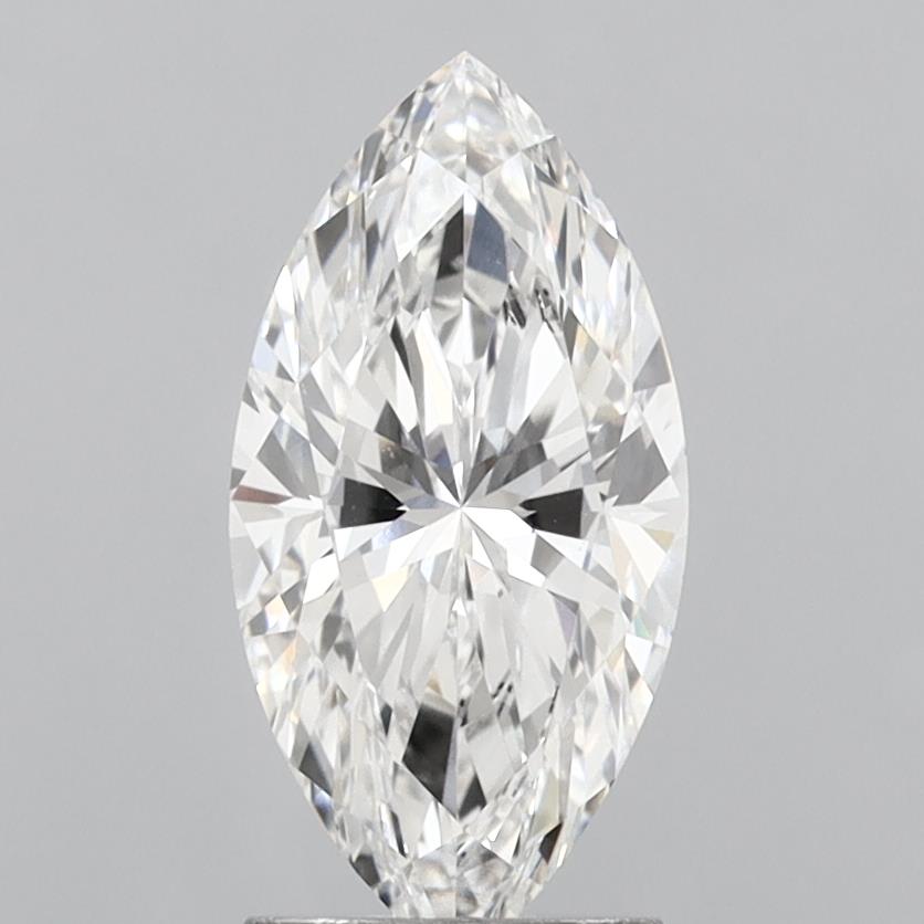 2.08 Carat Marquise Lab Diamond with  Cut Diamond in 14KT  view 1
