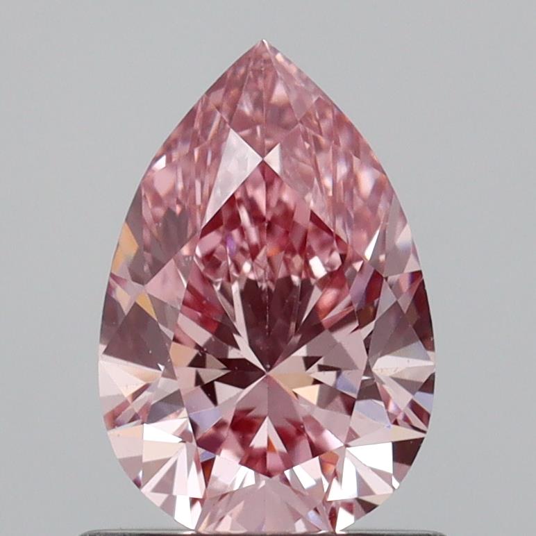 0.79 Carat Pear Lab Diamond with  Cut Diamond in 14KT  view 1
