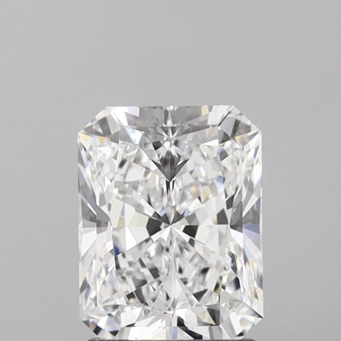 1.56 Carat Radiant Lab Diamond with  Cut Diamond in 14KT  view 1
