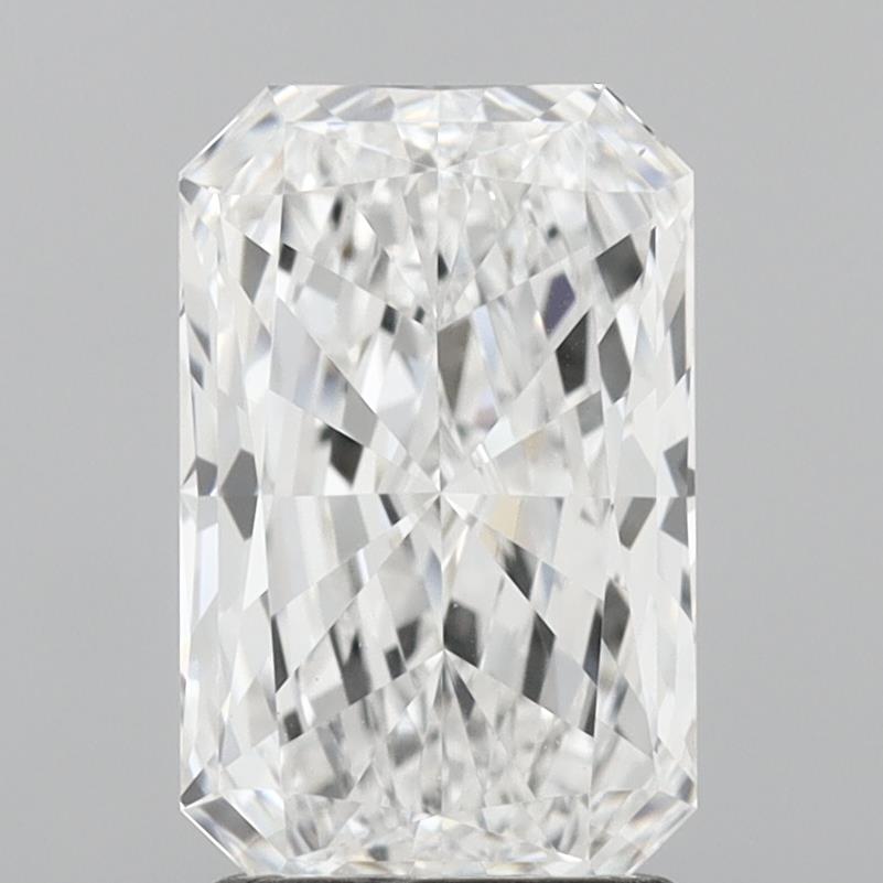 1.83 Carat Radiant Lab Diamond with  Cut Diamond in 14KT  view 1
