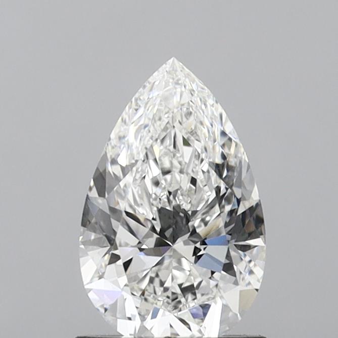 1.12 Carat Pear Lab Diamond with  Cut Diamond in 14KT  view 1
