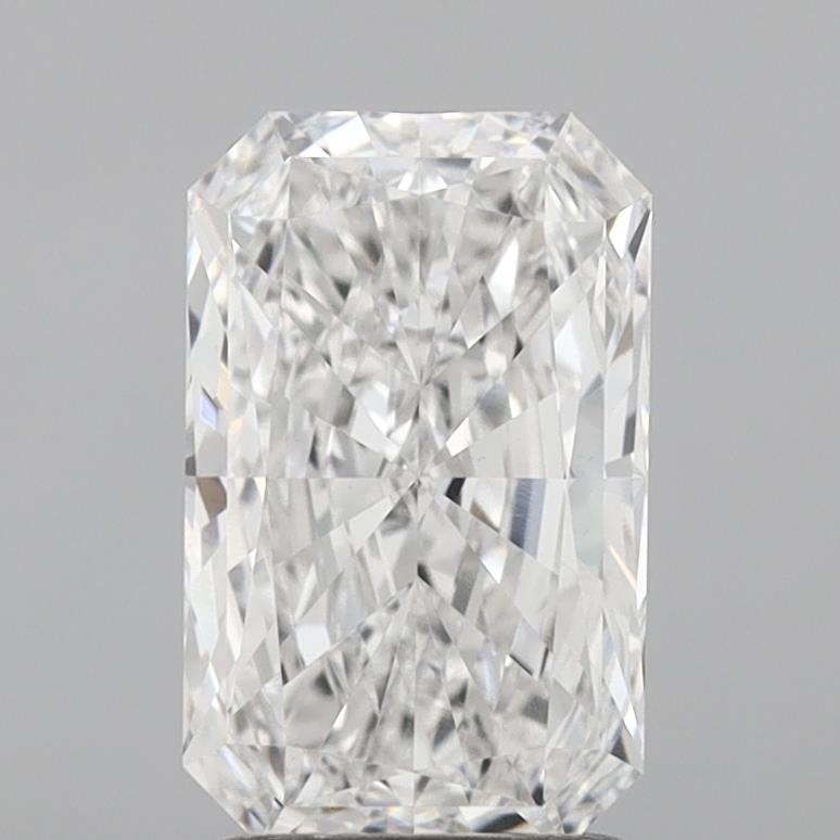 1.82 Carat Radiant Lab Diamond with  Cut Diamond in 14KT  view 1
