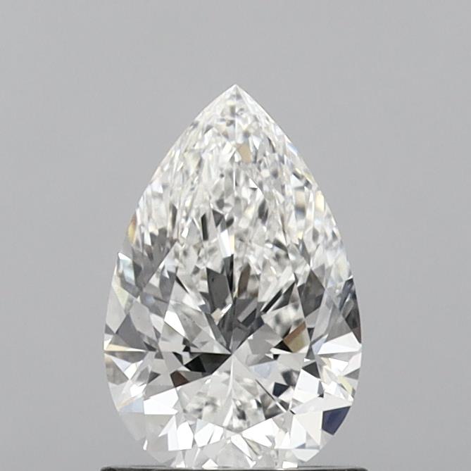 1.11 Carat Pear Lab Diamond with  Cut Diamond in 14KT  view 1
