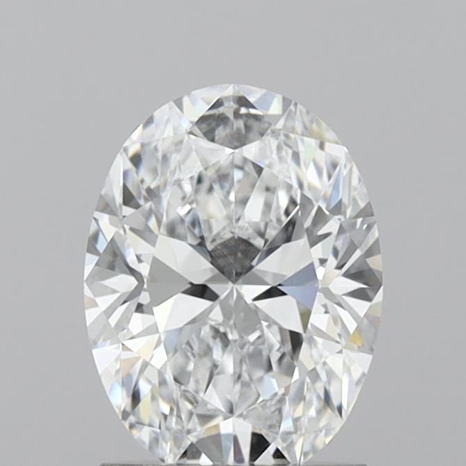 1.5 Carat Oval Lab Diamond with  Cut Diamond in 14KT  view 1
