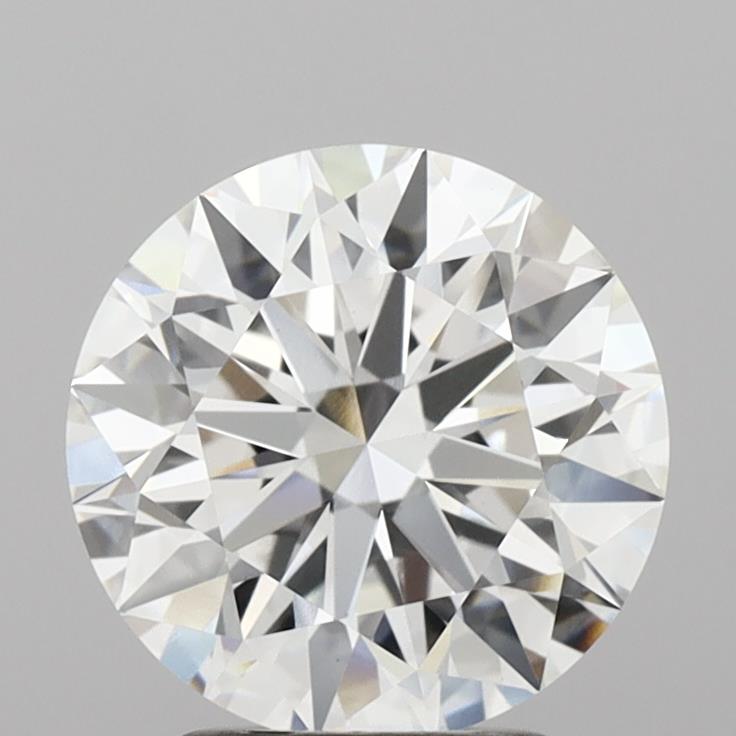3.0 Carat Round Lab Diamond with  Cut Diamond in 14KT  view 1
