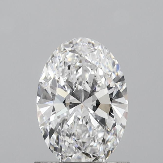 1.08 Carat Oval Lab Diamond with  Cut Diamond in 14KT  view 1
