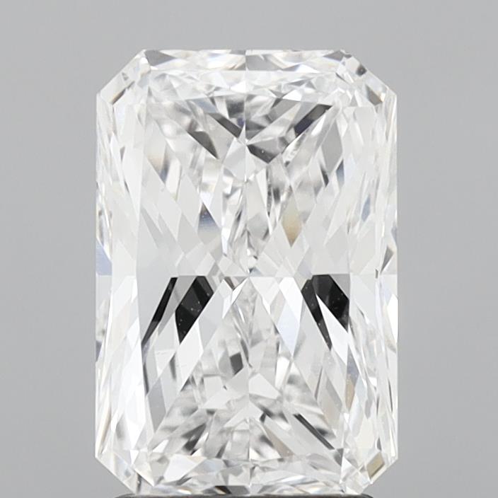 2.0 Carat Radiant Lab Diamond with  Cut Diamond in 14KT  view 1
