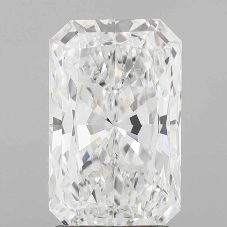 2.02 Carat Radiant Lab Diamond with  Cut Diamond in 14KT  view 1
