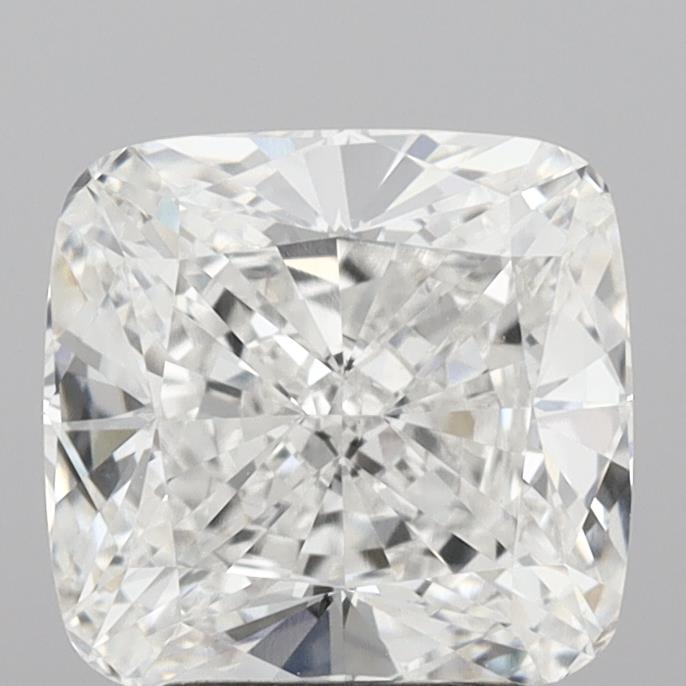 3.1 Carat Cushion Lab Diamond with  Cut Diamond in 14KT  view 1
