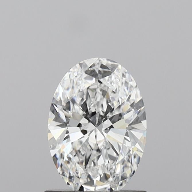 1.02 Carat Oval Lab Diamond with  Cut Diamond in 14KT  view 1
