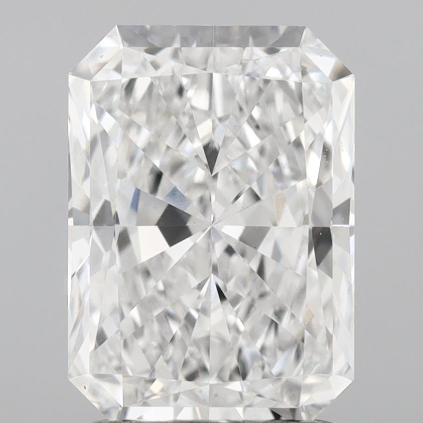 1.75 Carat Radiant Lab Diamond with  Cut Diamond in 14KT  view 1
