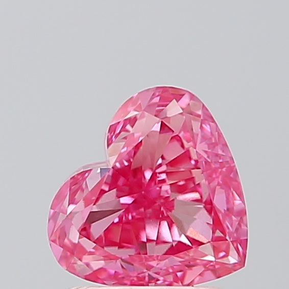 1.51 Carat Heart Lab Diamond with  Cut Diamond in 14KT  view 1
