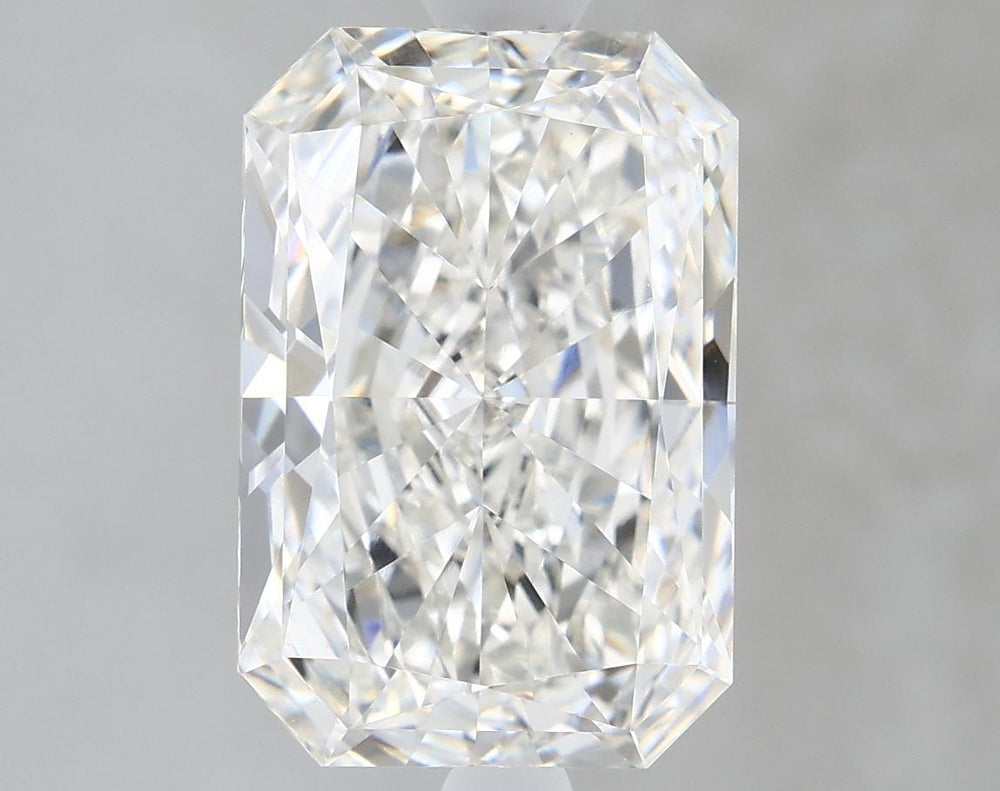 2.87 Carat Radiant Lab Diamond with  Cut Diamond in 14KT  view 1
