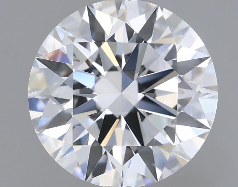 1.24 Carat Round Lab Diamond with  Cut Diamond in 14KT  view 1
