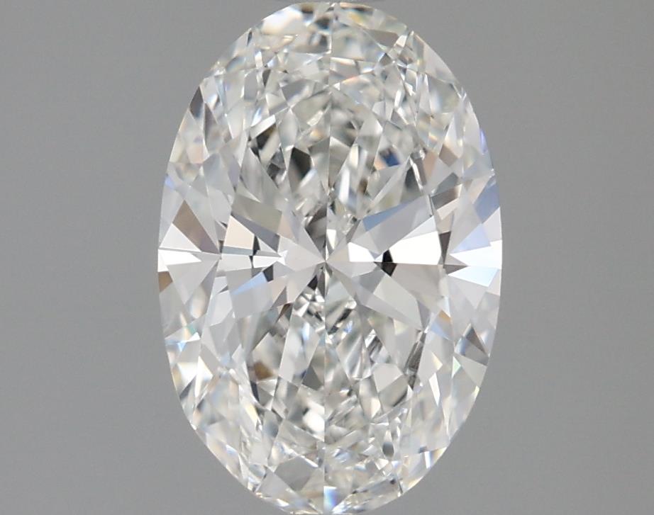 1.5 Carat Oval Lab Diamond with  Cut Diamond in 14KT  view 1
