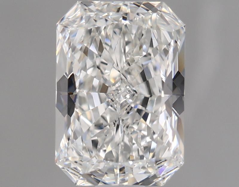 1.26 Carat Radiant Lab Diamond with  Cut Diamond in 14KT  view 1
