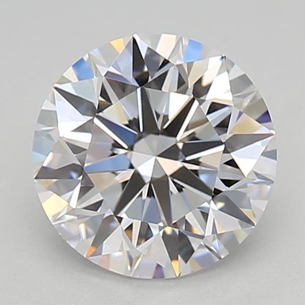 1.25 Carat Round Lab Diamond with  Cut Diamond in 14KT  view 1
