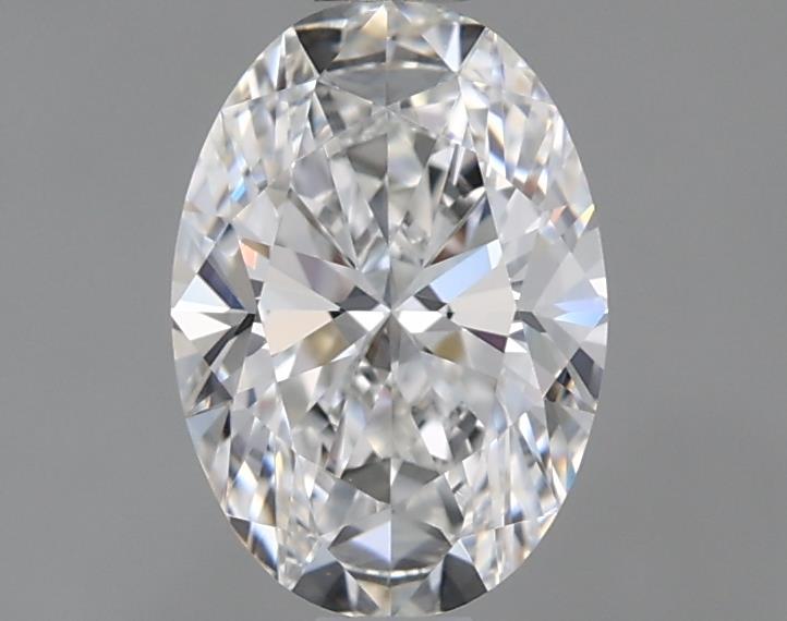 1.09 Carat Oval Lab Diamond with  Cut Diamond in 14KT  view 1
