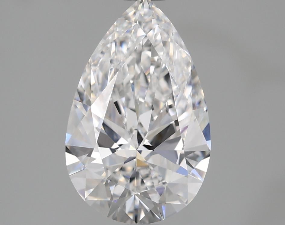 1.99 Carat Pear Lab Diamond with  Cut Diamond in 14KT  view 1

