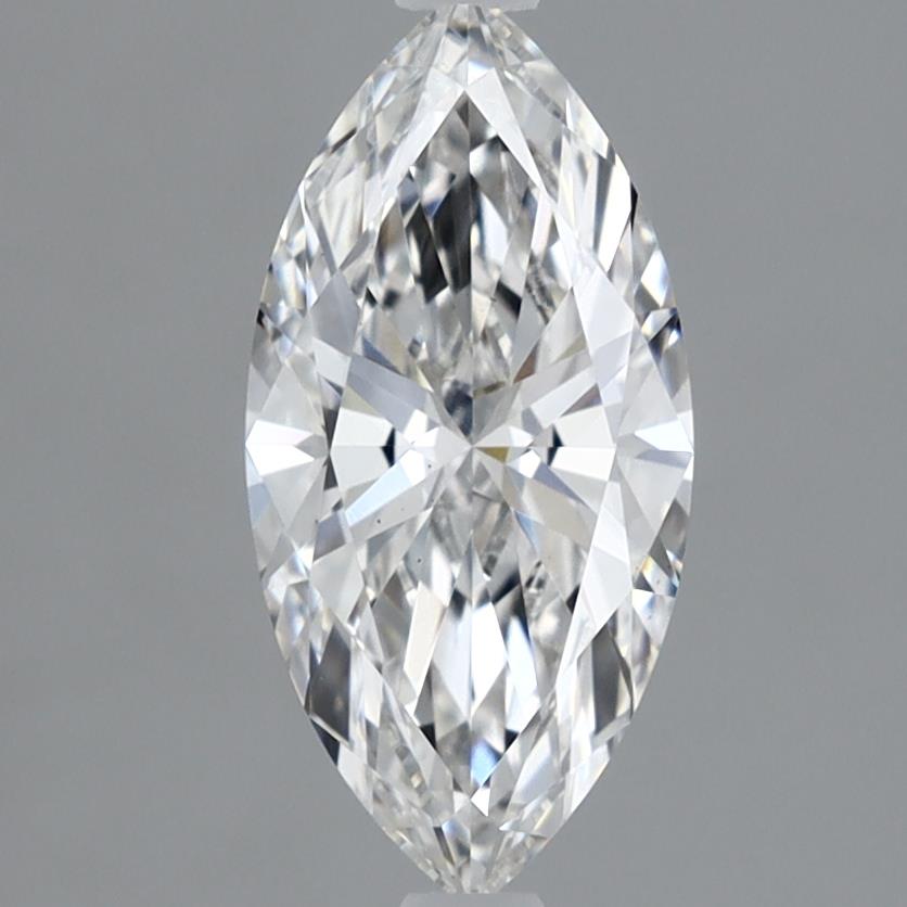 1.4 Carat Marquise Lab Diamond with  Cut Diamond in 14KT  view 1
