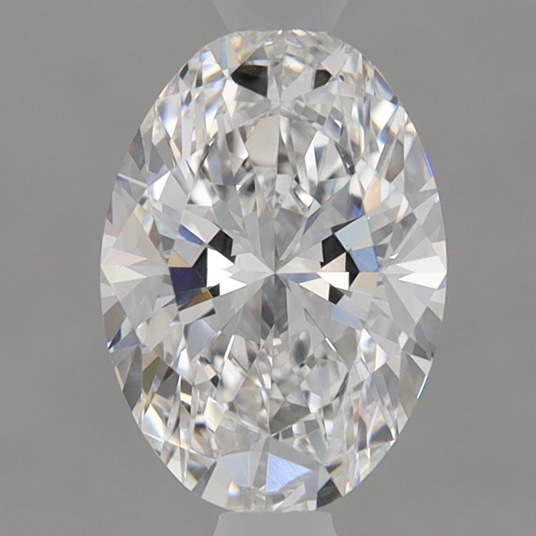 1.39 Carat Oval Lab Diamond with  Cut Diamond in 14KT  view 1
