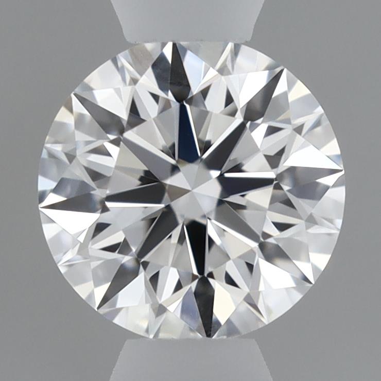 0.41 Carat Round Lab Diamond & 0.41 Carat Round Lab Diamond with  Cut Diamond in 14KT  view 1

