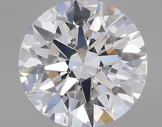 1.59 Carat Round Lab Diamond with  Cut Diamond in 14KT  view 1

