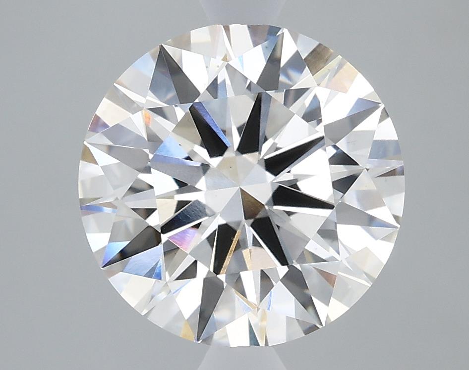 2.73 Carat Round Lab Diamond with  Cut Diamond in 14KT  view 1
