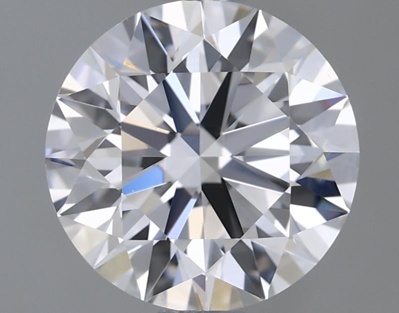 1.51 Carat Round Lab Diamond with  Cut Diamond in 14KT  view 1
