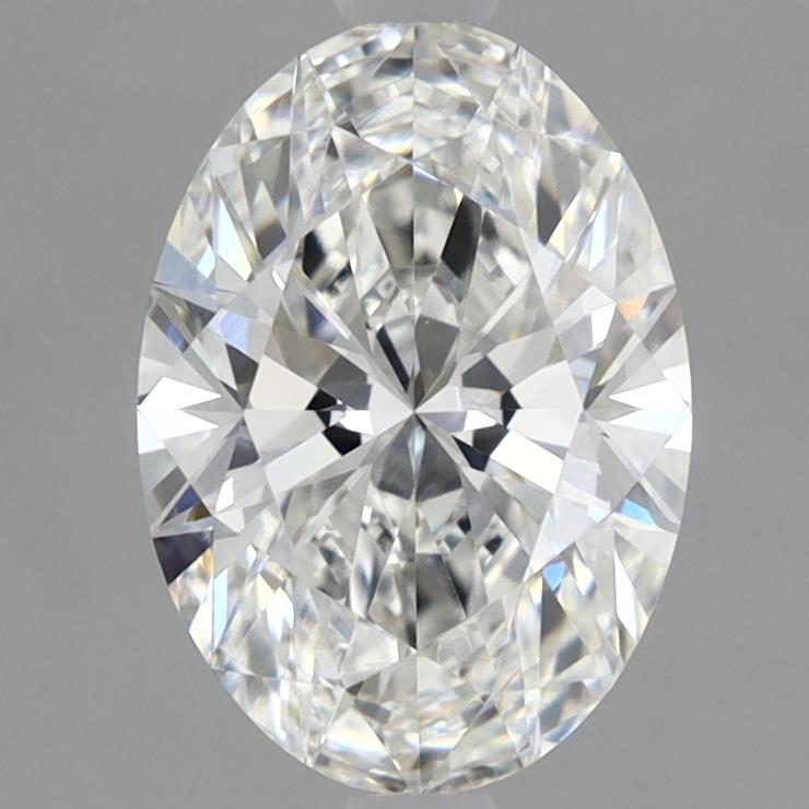 2.01 Carat Oval Lab Diamond with  Cut Diamond in 14KT  view 1
