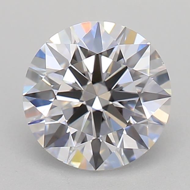 0.72 Carat Round Lab Diamond with  Cut Diamond in 14KT  view 1
