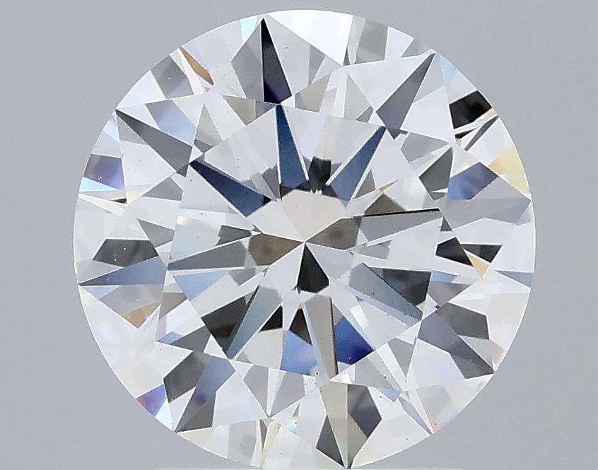 2.61 Carat Round Lab Diamond with  Cut Diamond in 14KT  view 1
