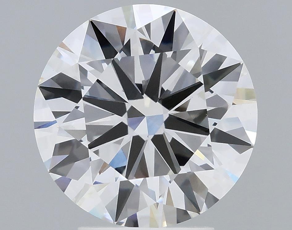3.52 Carat Round Lab Diamond with  Cut Diamond in 14KT  view 1
