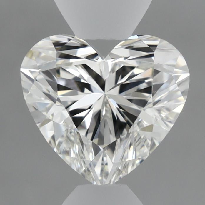 0.94 Carat Heart Lab Diamond with  Cut Diamond in 14KT  view 1
