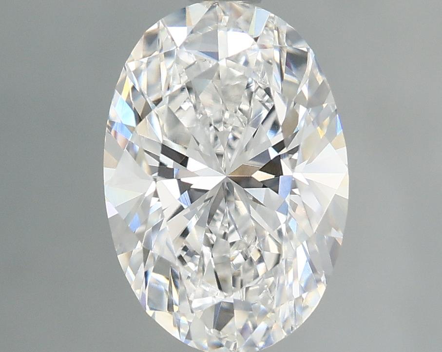 1.89 Carat Oval Lab Diamond with  Cut Diamond in 14KT  view 1
