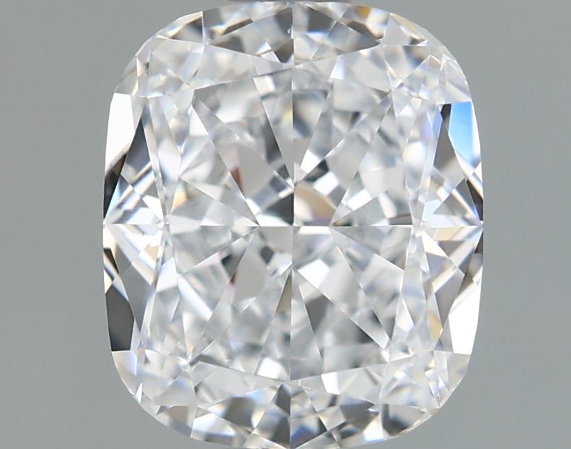 1.63 Carat Cushion Lab Diamond with  Cut Diamond in 14KT  view 1
