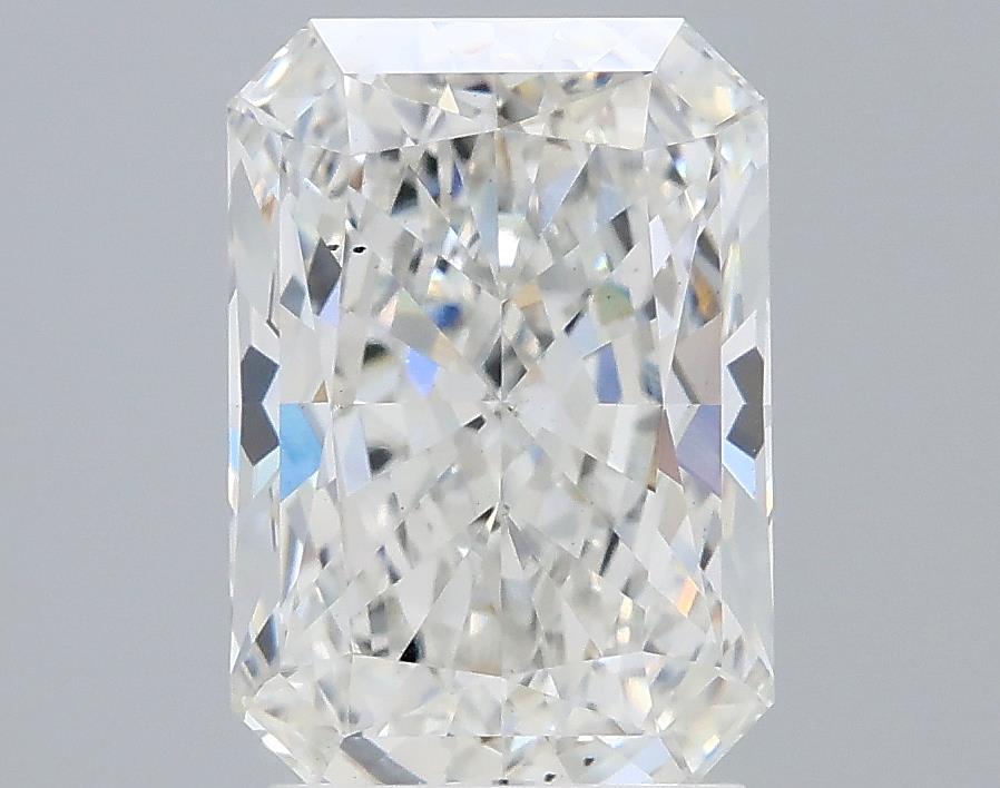 2.6 Carat Radiant Lab Diamond with  Cut Diamond in 14KT  view 1
