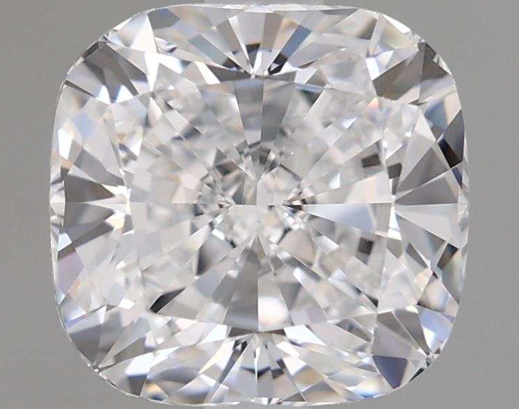 1.59 Carat Cushion Lab Diamond with  Cut Diamond in 14KT  view 1
