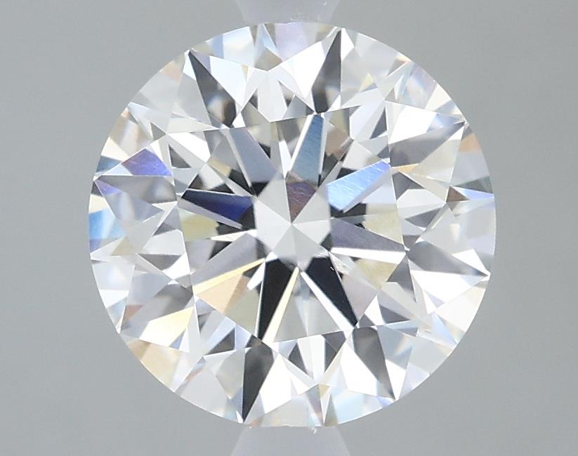 1.9 Carat Round Lab Diamond with  Cut Diamond in 14KT  view 1
