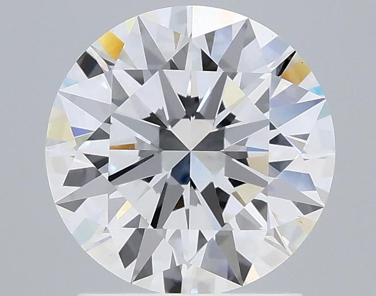 1.73 Carat Round Lab Diamond with  Cut Diamond in 14KT  view 1
