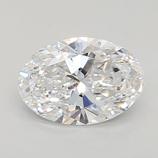 1.25 Carat Oval Lab Diamond with  Cut Diamond in 14KT  view 1
