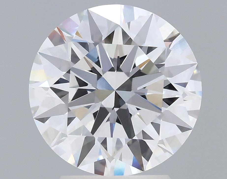 3.27 Carat Round Lab Diamond with  Cut Diamond in 14KT  view 1
