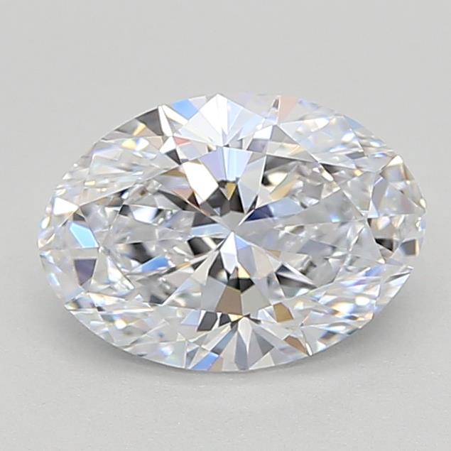 1.13 Carat Oval Lab Diamond with  Cut Diamond in 14KT  view 1
