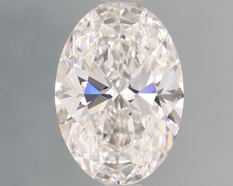 1.41 Carat Oval Lab Diamond with  Cut Diamond in 14KT  view 1
