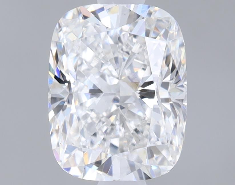 1.12 Carat Cushion Lab Diamond with  Cut Diamond in 14KT  view 1
