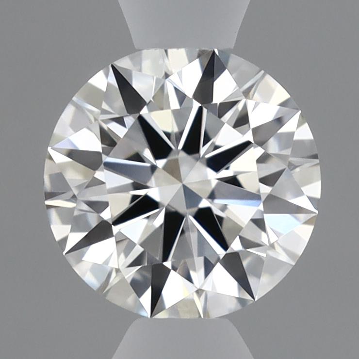 0.57 Carat Round Lab Diamond with  Cut Diamond in 14KT  view 1
