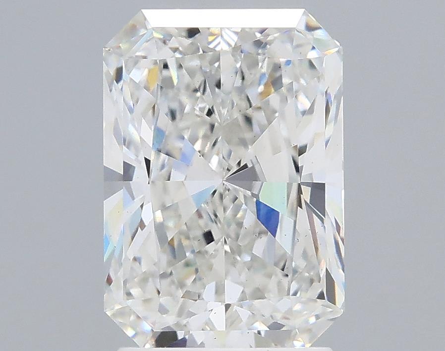 2.55 Carat Radiant Lab Diamond with  Cut Diamond in 14KT  view 1
